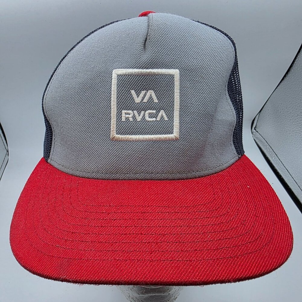 RVCA Mens VA All The Way Trucker Hat Mesh Back Breathable Adjustable Comfort